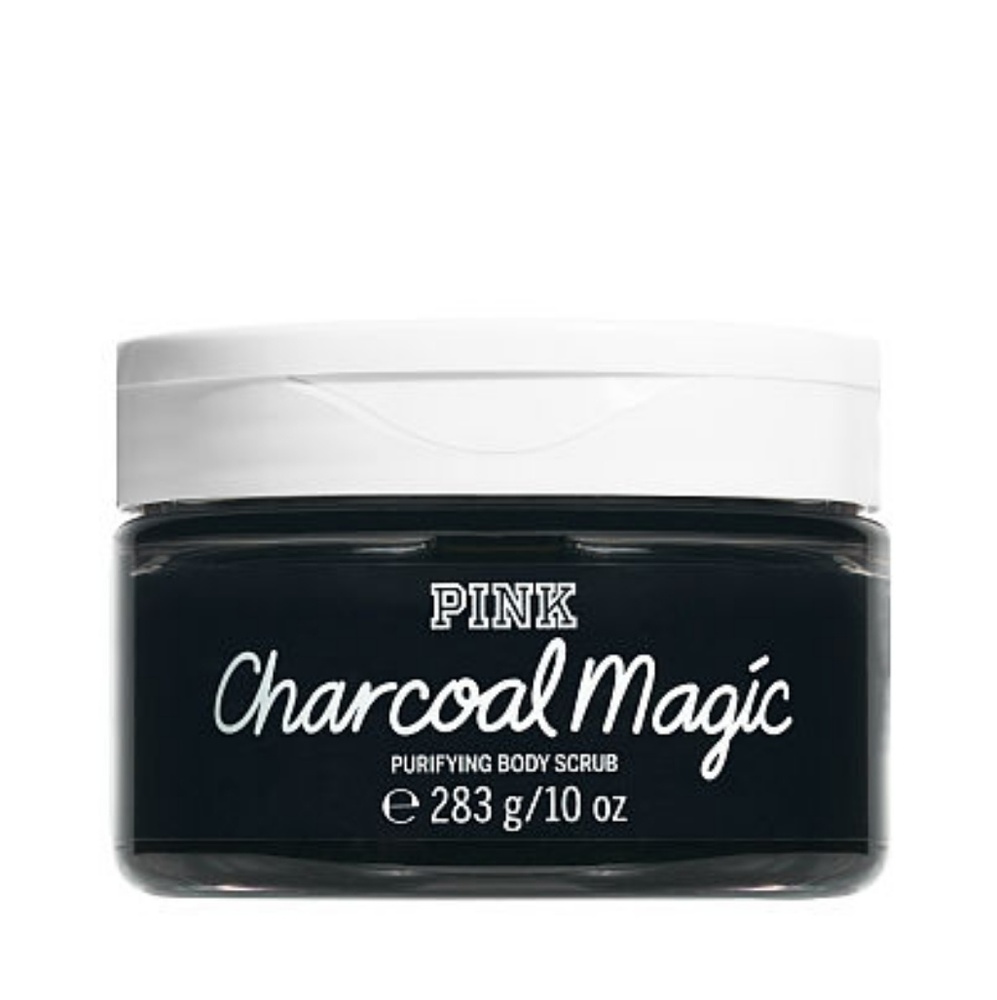 Pink Victoria's Secret Charcoal Magic Body Scrub